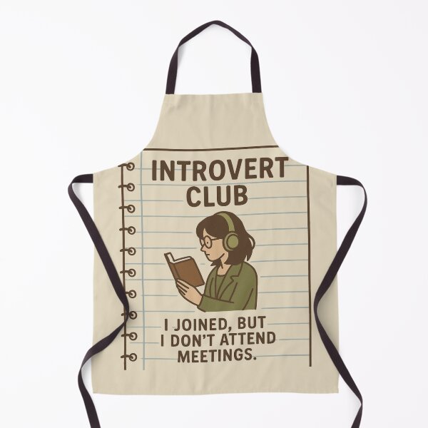 Item preview, Introvert Club – I joined, but I don’t attend meetings designed and sold by GirlySpace13.