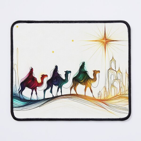 Item preview, The journey of three stylized wise men to Bethlehem to visit the Child designed and sold by 4Seasons.