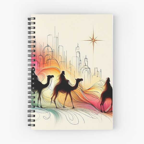 Item preview, The journey of three stylized wise men to Bethlehem to visit the Child designed and sold by 4Seasons.