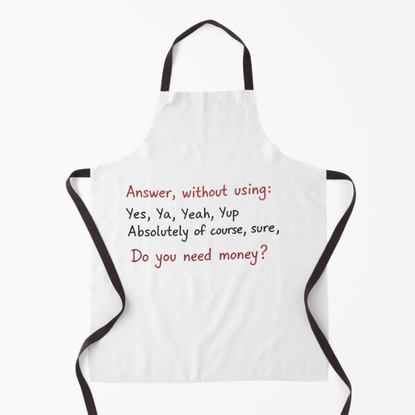 Item preview, Answer Without Yes Challenge Linguistic Riddle Humor Minimalist Script designed and sold by chattsuede.