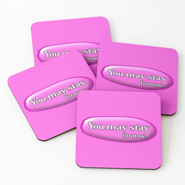 Item preview, You may stay for now, pink designed and sold by mntimg.
