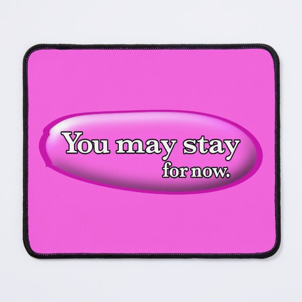 Item preview, You may stay for now, pink designed and sold by mntimg.