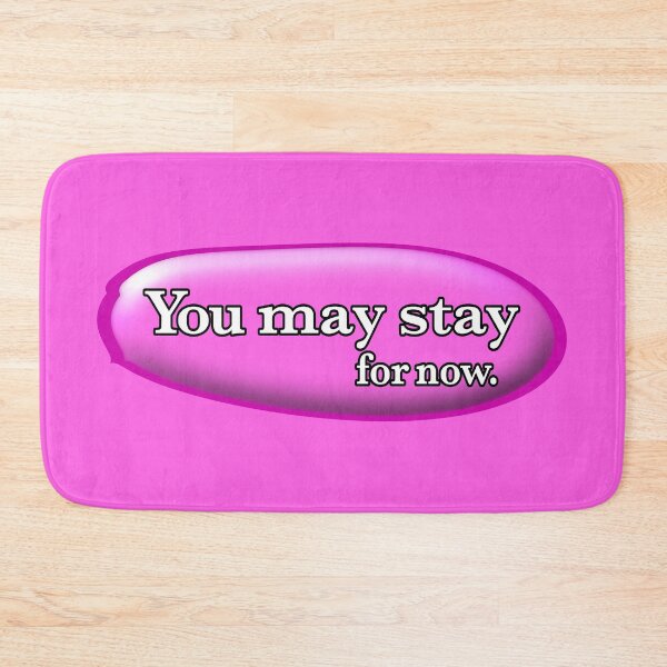 Item preview, You may stay for now, pink designed and sold by mntimg.