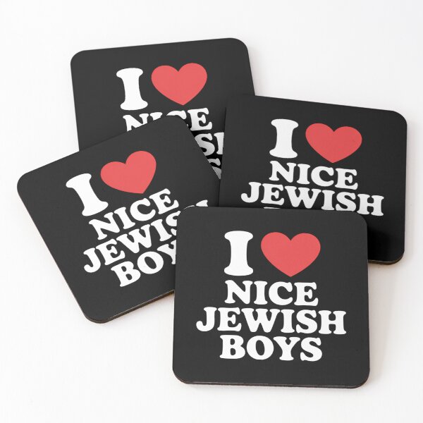 Item preview, I Love Nice Jewish Boys Funny Hanukkah Present I Heart designed and sold by ValerieRodrigue.