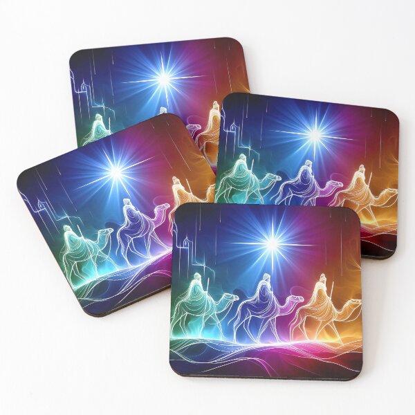 Item preview, The journey of three stylized wise men to Bethlehem to visit the Child designed and sold by 4Seasons.