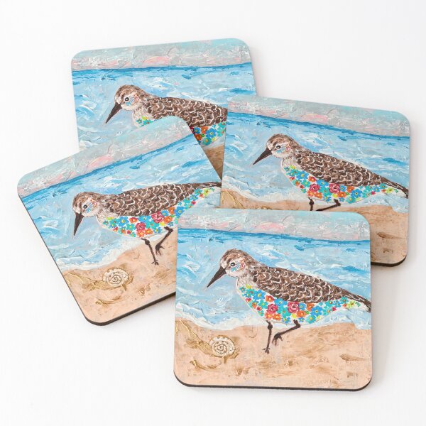 Item preview, Floral Shorebird designed and sold by LindaPhelpsArt.