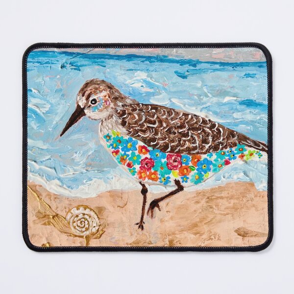 Item preview, Floral Shorebird designed and sold by LindaPhelpsArt.