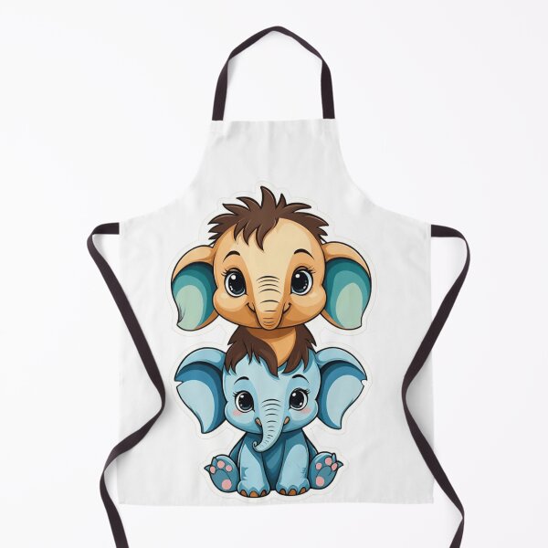 Item preview, Kawaii Baby Elephant Tower: Adorable and Cute Duo designed and sold by norachiang.