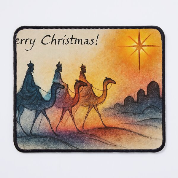 Item preview, The journey of three stylized wise men to Bethlehem to visit the Child designed and sold by 4Seasons.