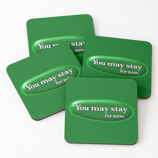 Item preview, You may stay for now, green designed and sold by mntimg.