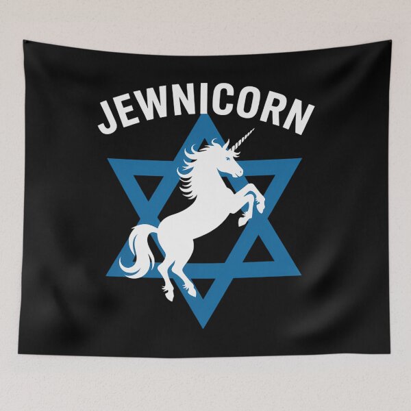 Item preview, Jewnicorn - Funny Jewish Hanukkah designed and sold by ValerieRodrigue.