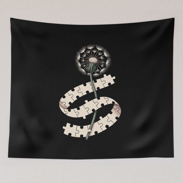 Item preview, Dandelion with Awareness Ribbons Art designed and sold by tabdejinti.