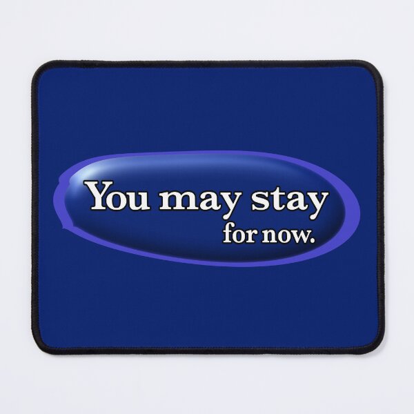 Item preview, You may stay for now, blue designed and sold by mntimg.
