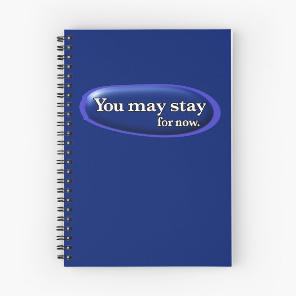 Item preview, You may stay for now, blue designed and sold by mntimg.