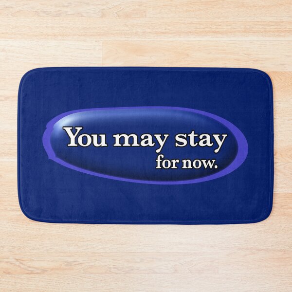 Item preview, You may stay for now, blue designed and sold by mntimg.