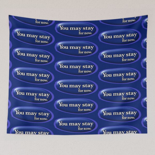 Item preview, You may stay for now, blue designed and sold by mntimg.