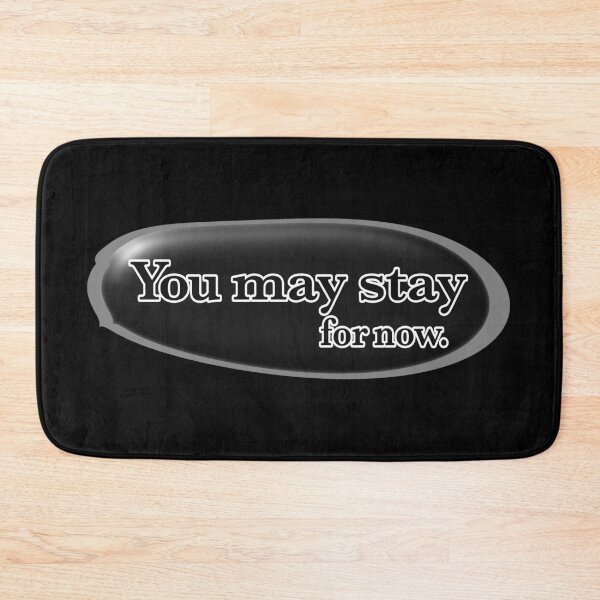 Item preview, You may stay for now, black designed and sold by mntimg.