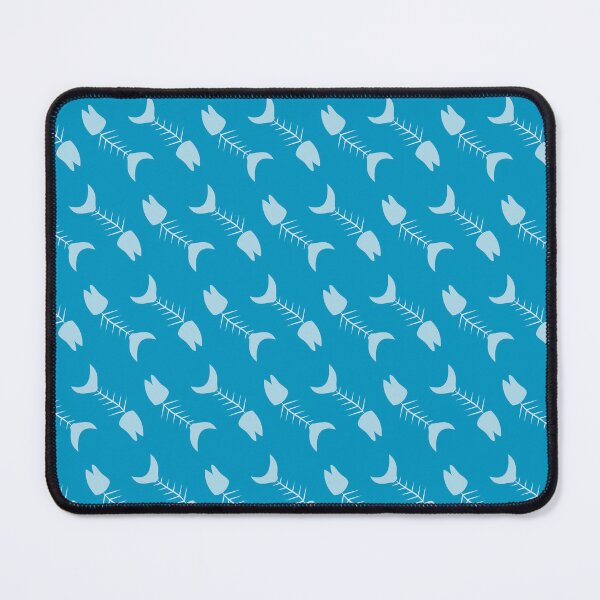 Item preview, Fish Bones Pattern Blue designed and sold by iCraftCafe.