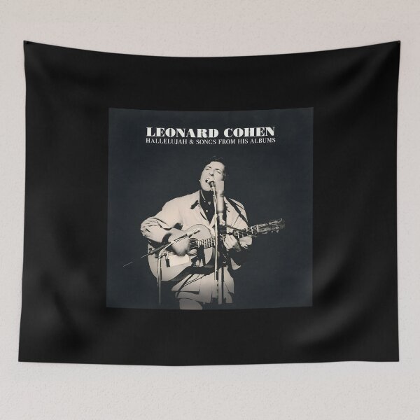 Item preview, Leonard Cohen Vintage Portrait Art – Classic Poetic Music Inspired Design designed and sold by MadelynnIbrahim.