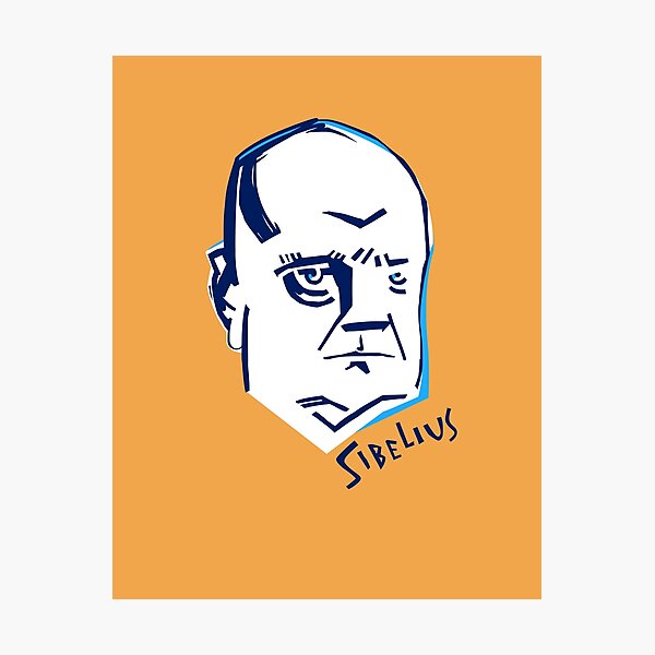 Item preview, Jean Sibelius (2) designed and sold by Irina Ivanova.