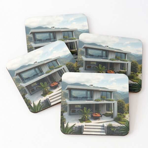 Item preview, Sleek Hillside Architecture | Contemporary Box House with Panoramic Mountain Vista designed and sold by Jade Ado.