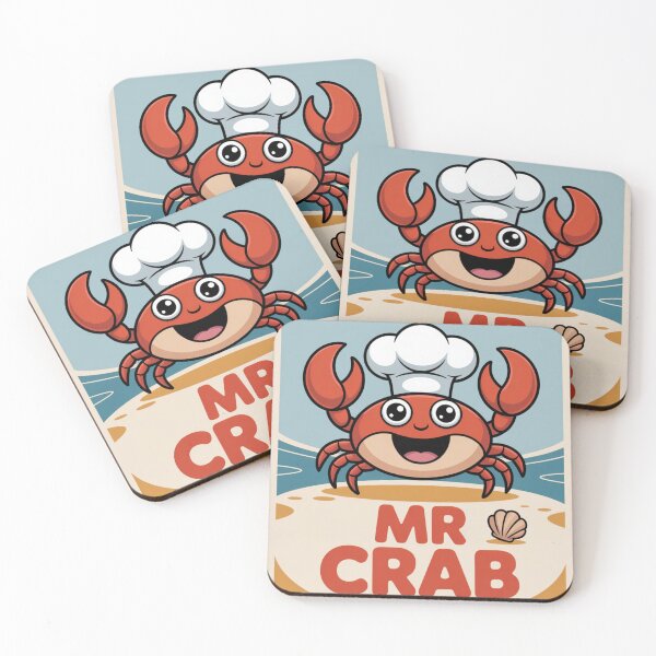 Item preview, Mr Crab Retro Cartoon Chef Beach Family Apparel designed and sold by chattsuede.