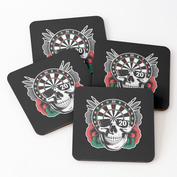 Item preview, Darts Board Skull Darts Players designed and sold by ticlitule.
