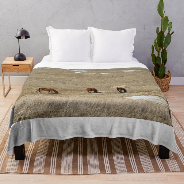 Item preview, Horses Grazing on an Early Spring Field designed and sold by Vivar Photo.