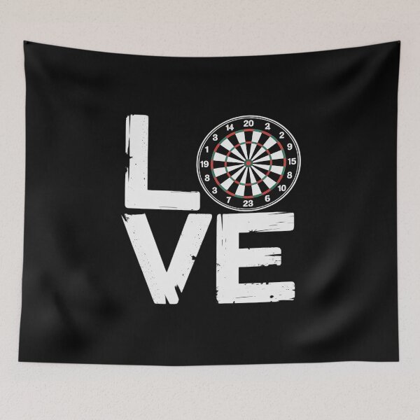 Item preview, Darts Bullseye Board Arrows Game Scoreboard Target Love designed and sold by ticlitule.