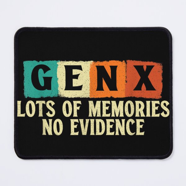 Item preview, Retro Gen X Generation Quote, Lots of Memories No Evidence Vintage T-shirt designed and sold by SuziLope.