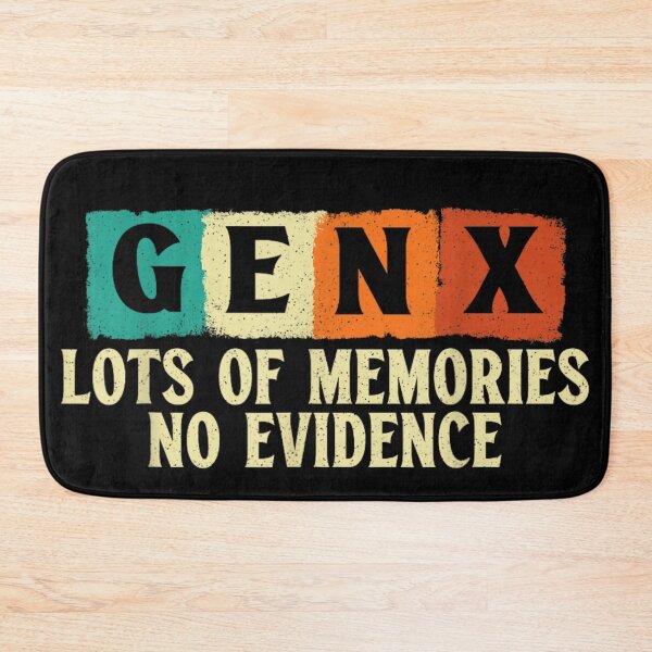 Item preview, Retro Gen X Generation Quote, Lots of Memories No Evidence Vintage T-shirt designed and sold by SuziLope.