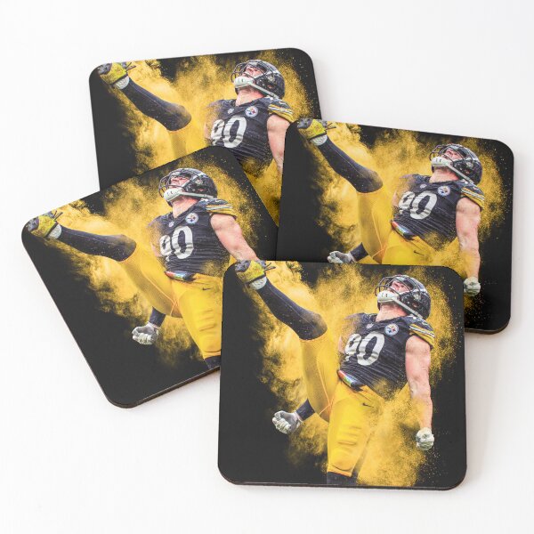 Item preview, TJ Watt Pittsburgh Sports Art designed and sold by JRSportsGraphics.