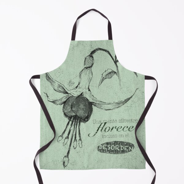 Item preview, A WILD MIND BLOOMS EVEN IN DISORDER PALE SAGE-SPANISH designed and sold by LIS AND MELIVERSO.