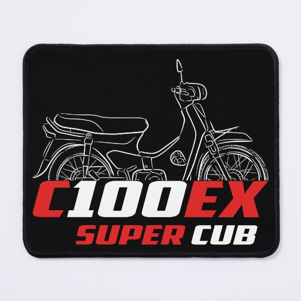 Item preview, Honda C100EX Super Cub 1986-1994 for bikers, Motorcycle designed and sold by ThrottleArts.