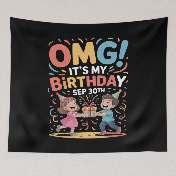 Item preview, Daughter Celebrates Father OMG It's My Birthday Sep 30th designed and sold by ticlitule.