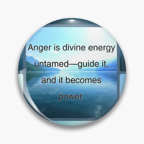 Item preview, Anger is divine energy untamed—guide  it, and it becomes power. designed and sold by vagar.