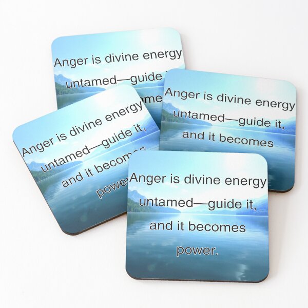 Item preview, Anger is divine energy untamed—guide  it, and it becomes power. designed and sold by vagar.