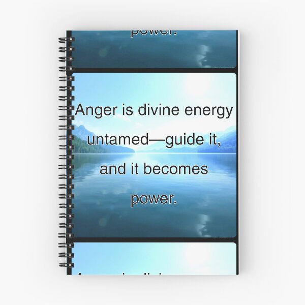 Item preview, Anger is divine energy untamed—guide  it, and it becomes power. designed and sold by vagar.