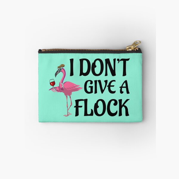 Item preview,  I Don't Give A Flock,  Funny Quote, Holiday, Vacation, Flamingo designed and sold by DesignHouse07.