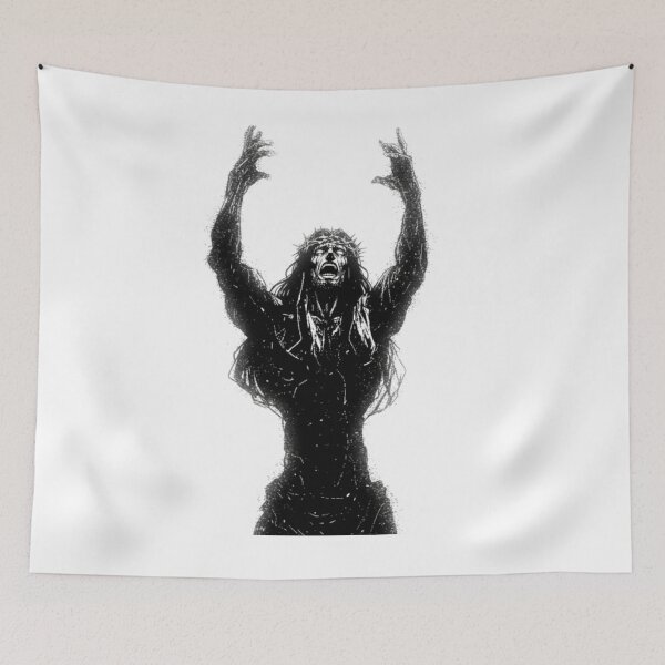 Item preview, Silent Scream Graphic Tee designed and sold by Fumoria.