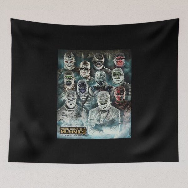 Item preview, The Mummies Retro Horror Aesthetic Art – Spooky Vintage Inspired Design designed and sold by donestufosaf.