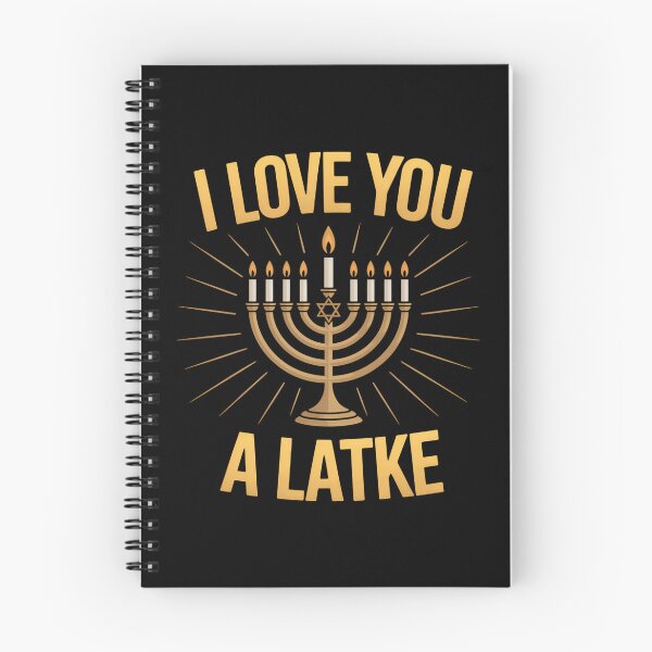 Item preview, I Love You A Latke Funny Jewish Pun Hanukkah Chanukah designed and sold by Sunset4Bones.