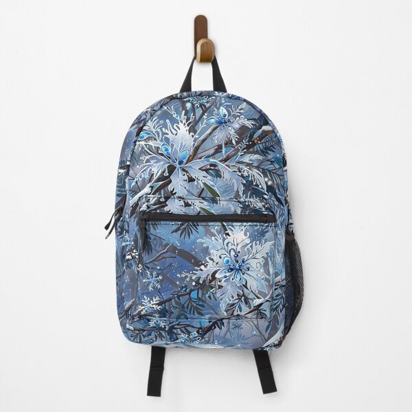 Item preview, Blue Winter Forest With Frosty Branches - Serene Icy Landscape designed and sold by CoolPixels.