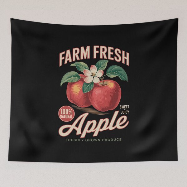 Item preview, Farm Fresh Organic Apple Farmer's Market Homegrown designed and sold by VENOM0RIOT.