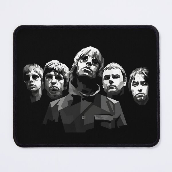 Item preview, Oasis Britpop Inspired Art – Retro Indie Rock Aesthetic Design designed and sold by donestufosaf.