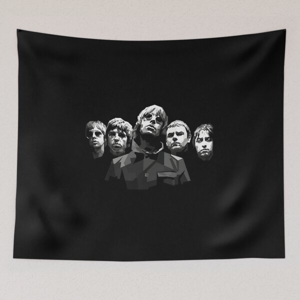 Item preview, Oasis Britpop Inspired Art – Retro Indie Rock Aesthetic Design designed and sold by donestufosaf.