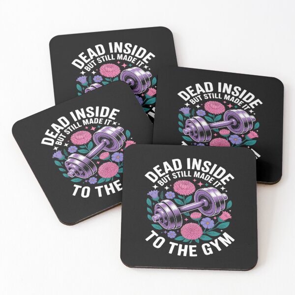 Item preview, Dead Inside But Still Made It To The Gym designed and sold by ticlitule.