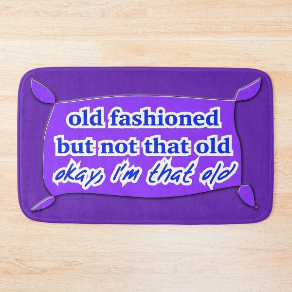 Item preview, Old fashioned but not that old, purple designed and sold by mntimg.