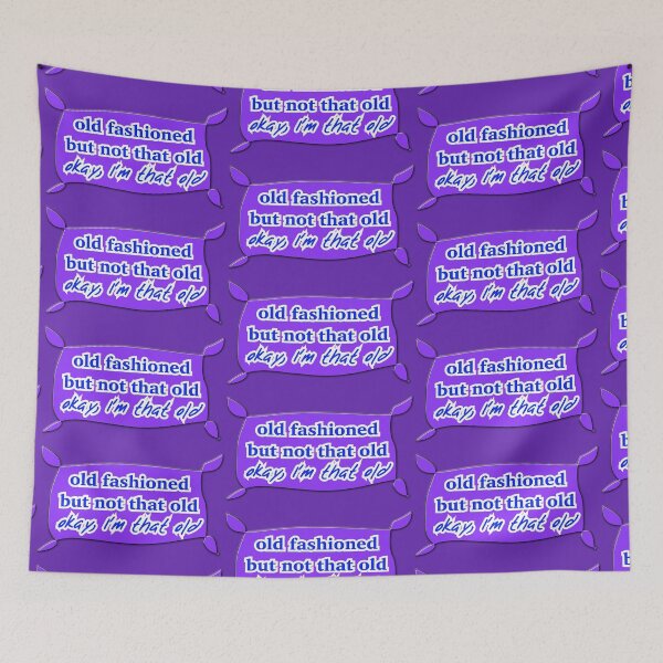 Item preview, Old fashioned but not that old, purple designed and sold by mntimg.
