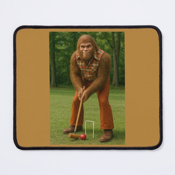Item preview, Bigfoot Crashed My Croquet Game designed and sold by Tridentulus.